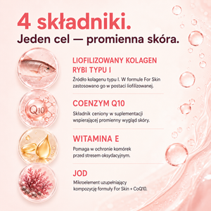 Revous Kolagen Dla Skóry - For Skin + CoQ10 - 60 kaps.