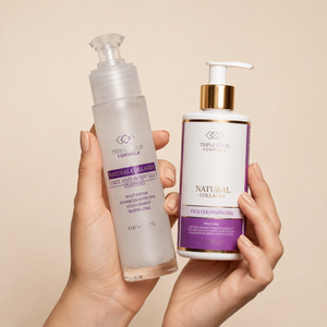 Kolagenowy Duet: Żel do Mycia Twarzy z Kolagenem 200 ml + Bioaktywny Kolagen Naturalny Platinum 50 ml