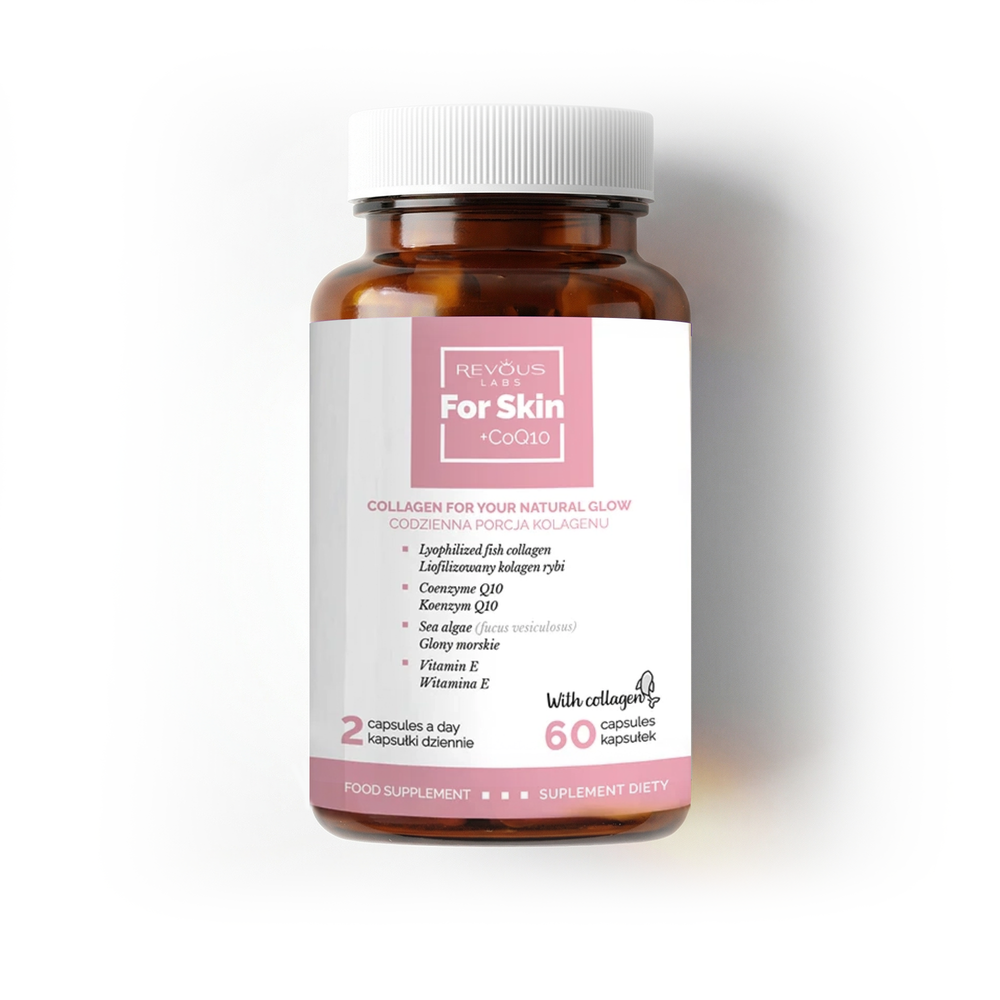 Revous Kolagen Dla Skóry - For Skin + CoQ10 - 60 kaps.
