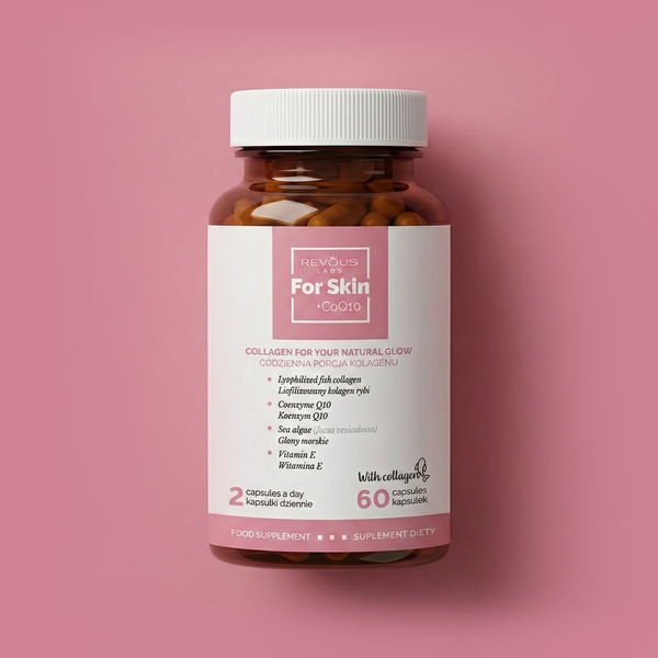 Revous Kolagen Dla Skóry - For Skin + CoQ10 - 60 kaps.